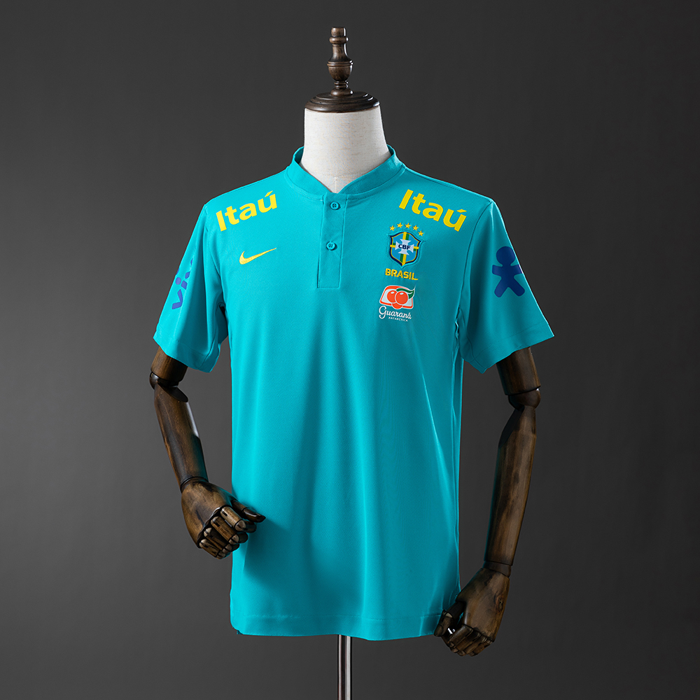 Brazil 2021 Lake Blue Retro POLO