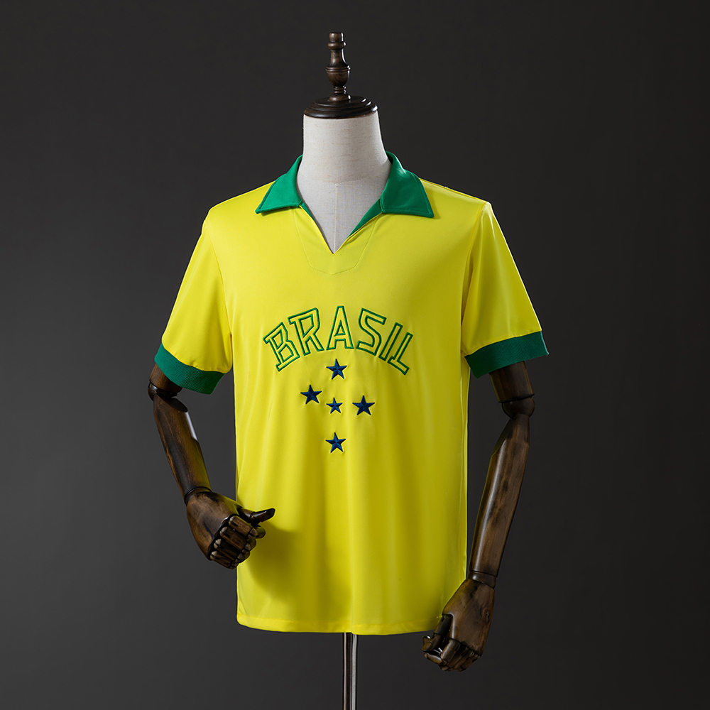Brazil 1958 Home Retro Jersey