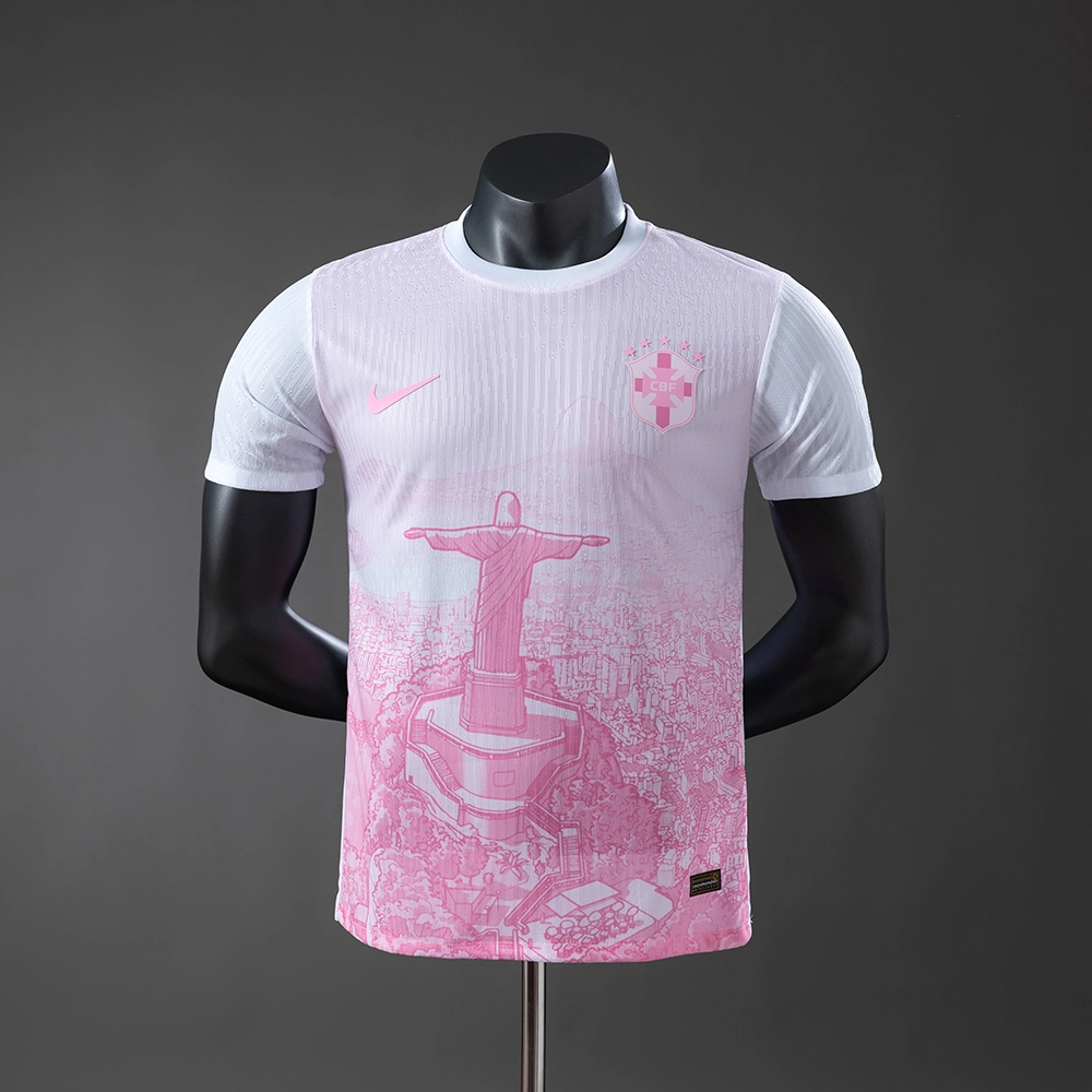 Brazil 2025 Special Edition Player Version Jersey Pink