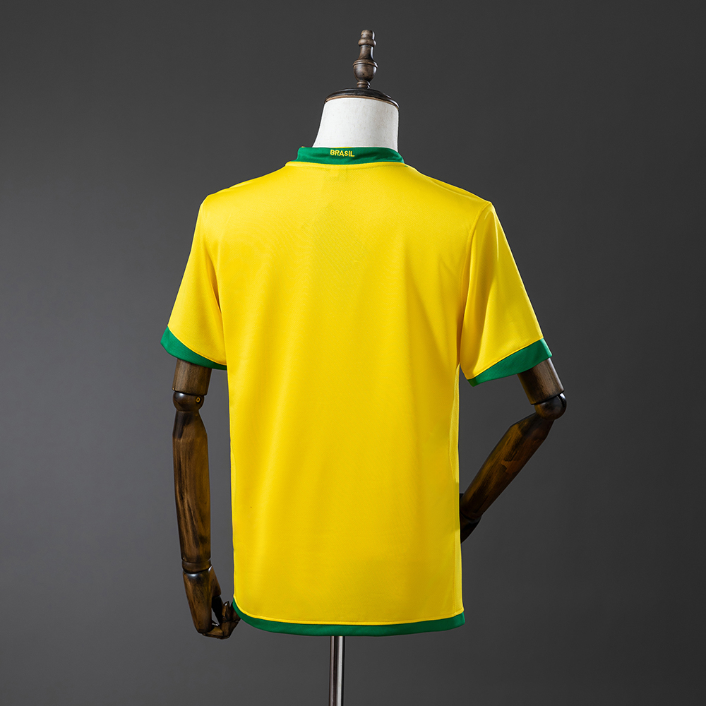Brazil 2006 Home Retro Jersey Foto 2