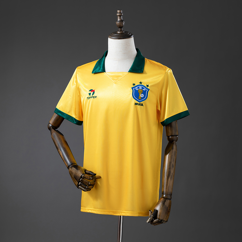 Brazil 88/90 Home Retro Jersey