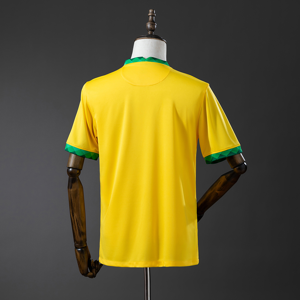 Brazil 2021 Home Retro Jersey Foto 2