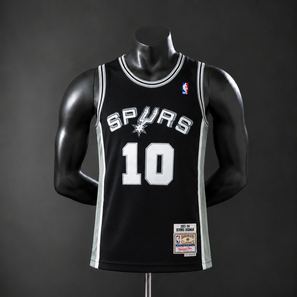 San Antonio Spurs Classic Edition Dennis Rodman #10 NBA Jersey Embroidered Version