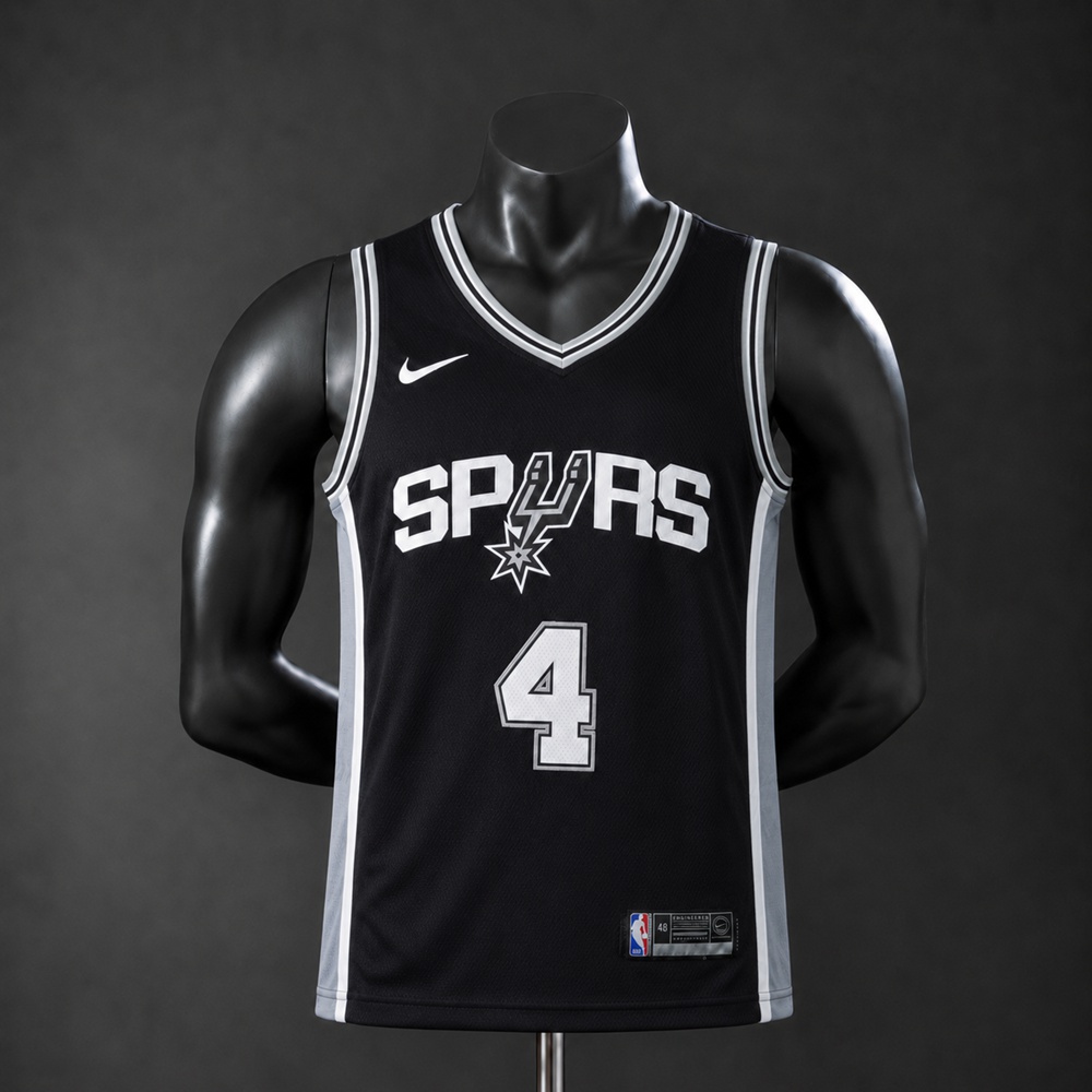 San Antonio Spurs City Edition Fox #4 NBA Jersey Embroidered Version