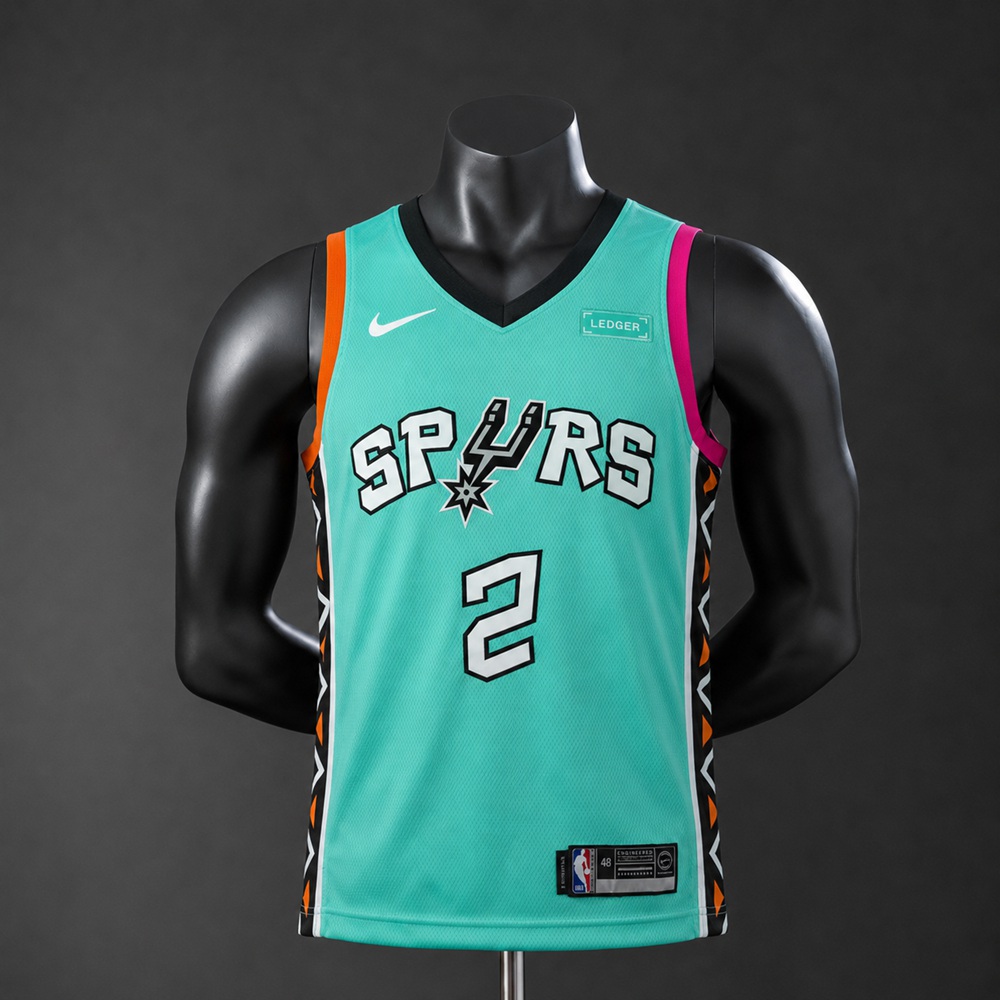San Antonio Spurs City Edition Wembanyama #2 NBA Jersey Embroidered Version