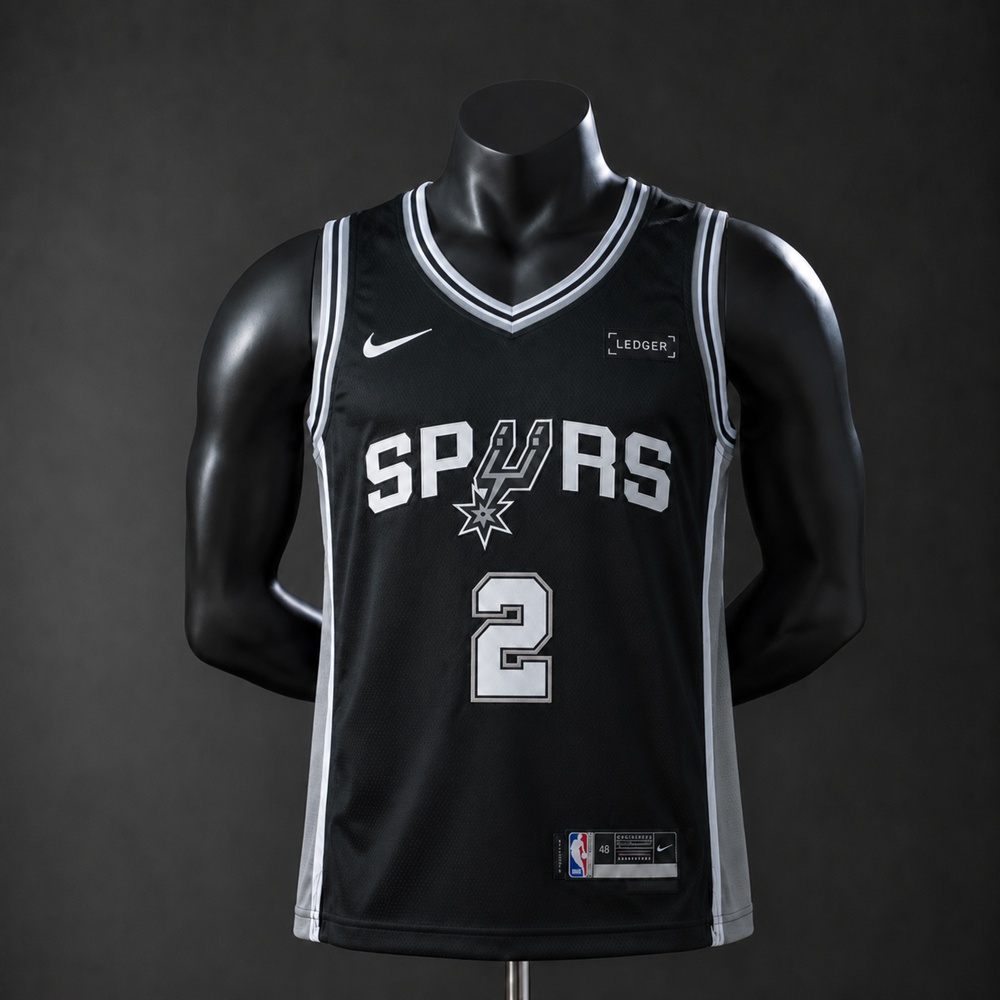 San Antonio Spurs Icon Edition Leonard #2 NBA Jersey Embroidered Version1