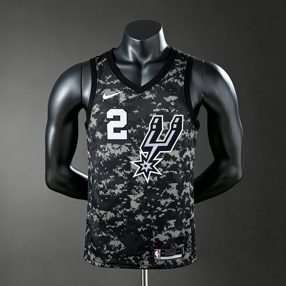 San Antonio Spurs City Edition Leonard #2 NBA Jersey Silk Version