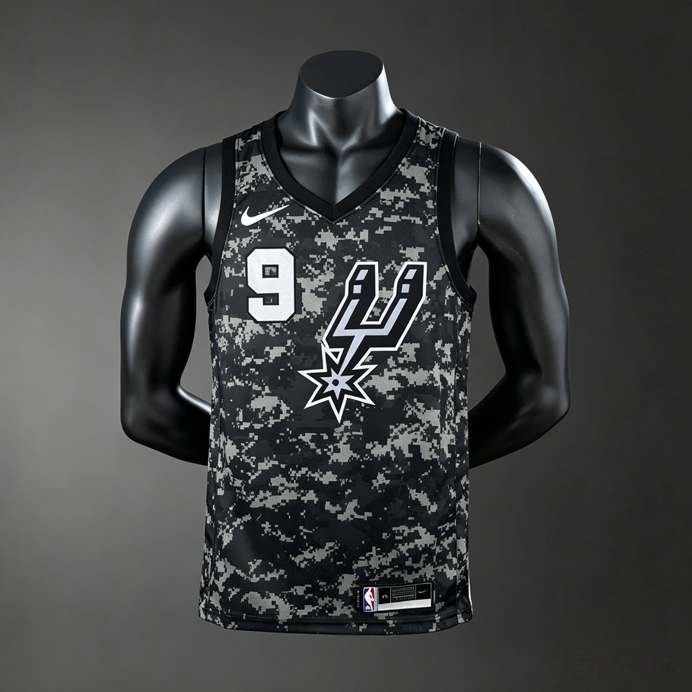 San Antonio Spurs City Edition Parker #9 NBA Jersey Silk Version