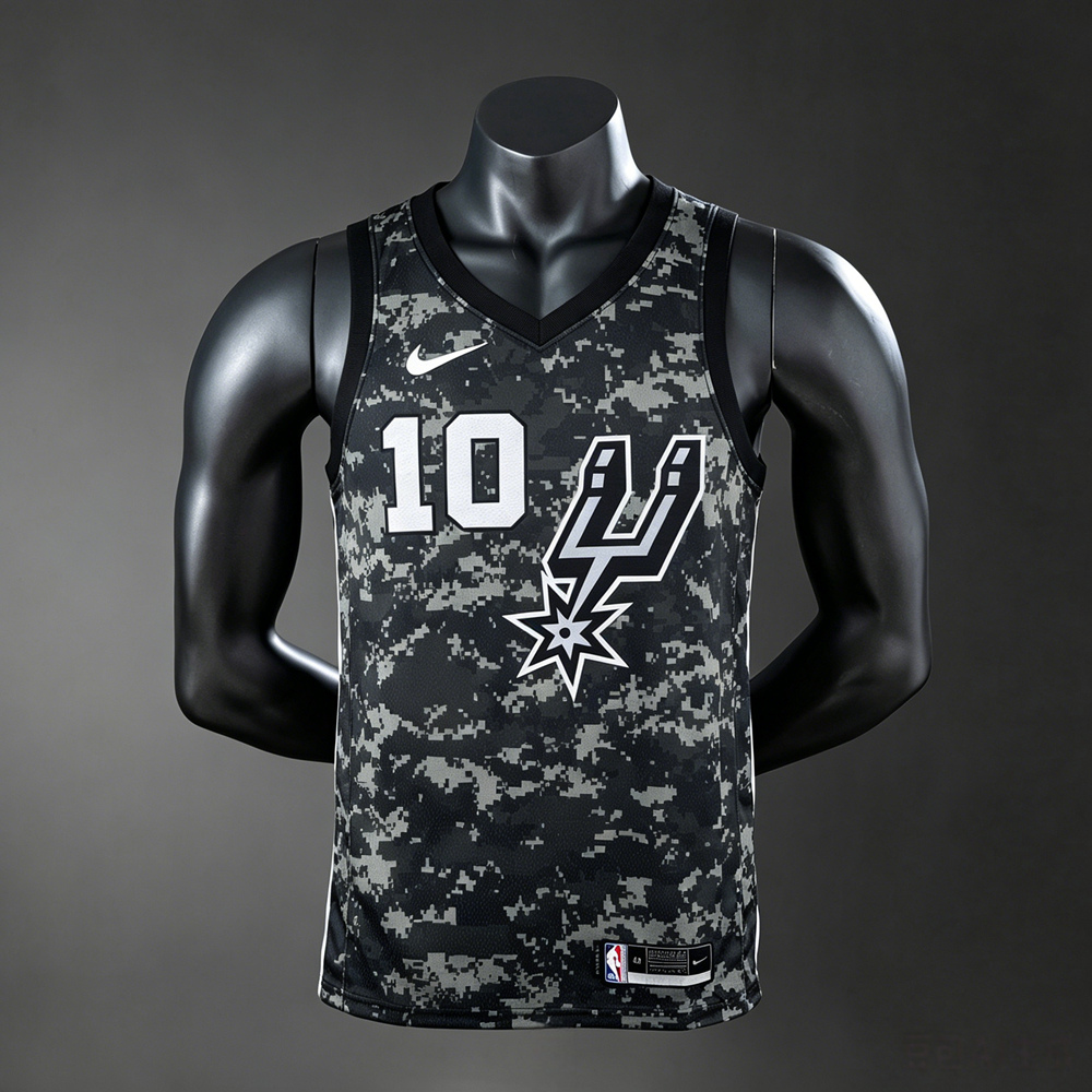 San Antonio Spurs City Edition Sochan #10 NBA Jersey Silk Version