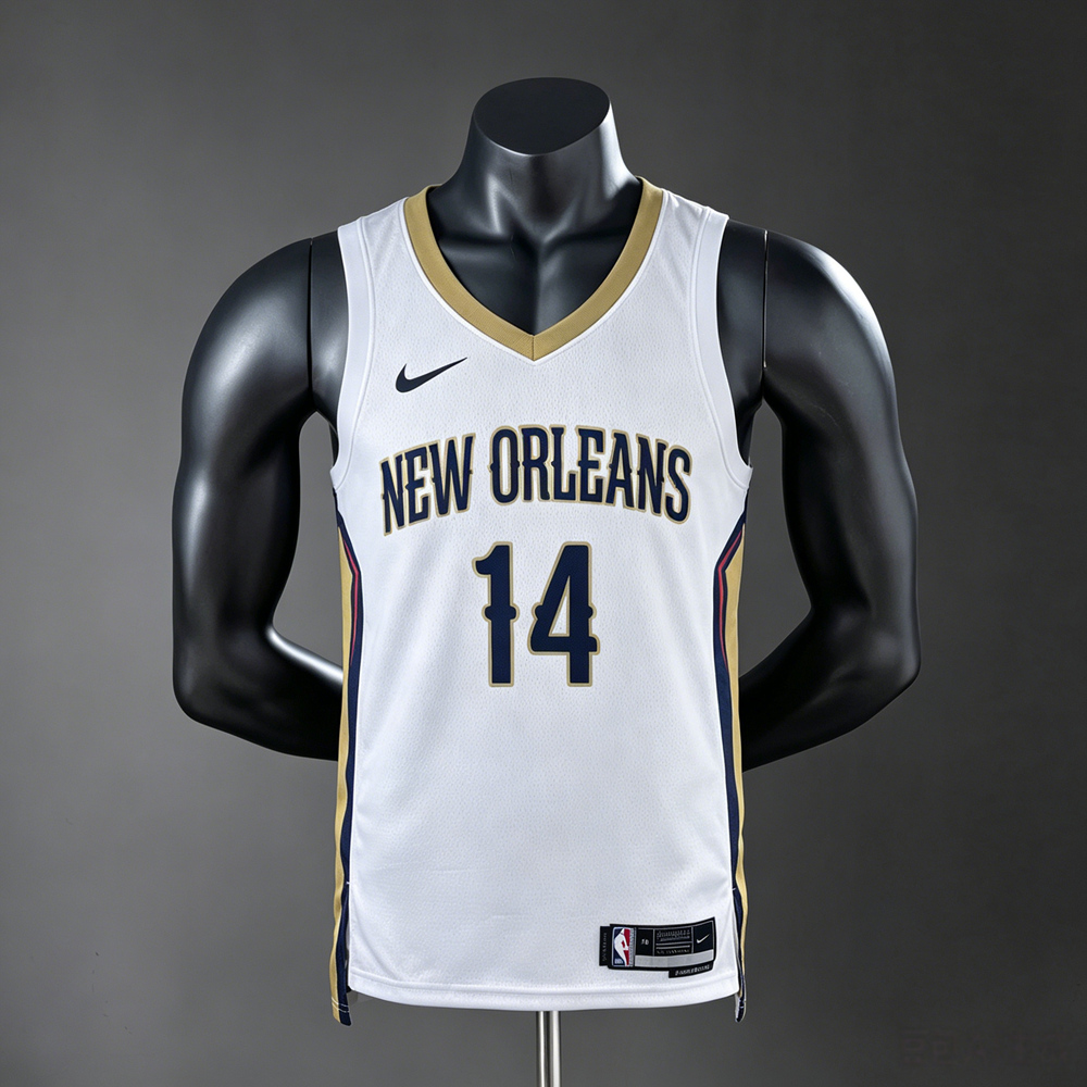 New Orleans Pelicans City Edition Ingram #14 NBA Jersey Silk Version