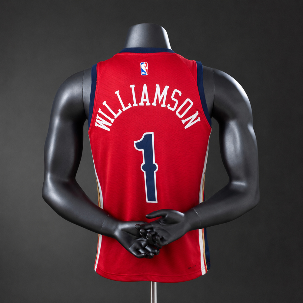 New Orleans Pelicans Statement Edition Williamson #1 NBA Jersey Silk Foto 2