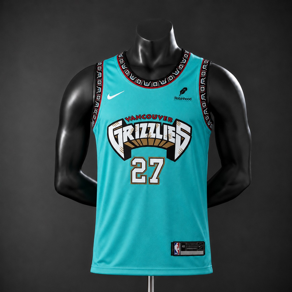 Memphis Grizzlies Classic Edition Cameron Boozer #27 NBA Jersey Embroidered Version