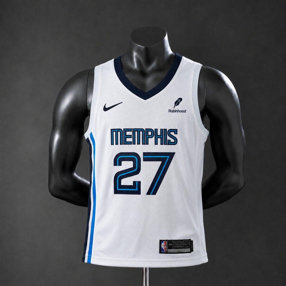 Memphis Grizzlies Association Edition Cameron Boozer #27 NBA Jersey Embroidered Version