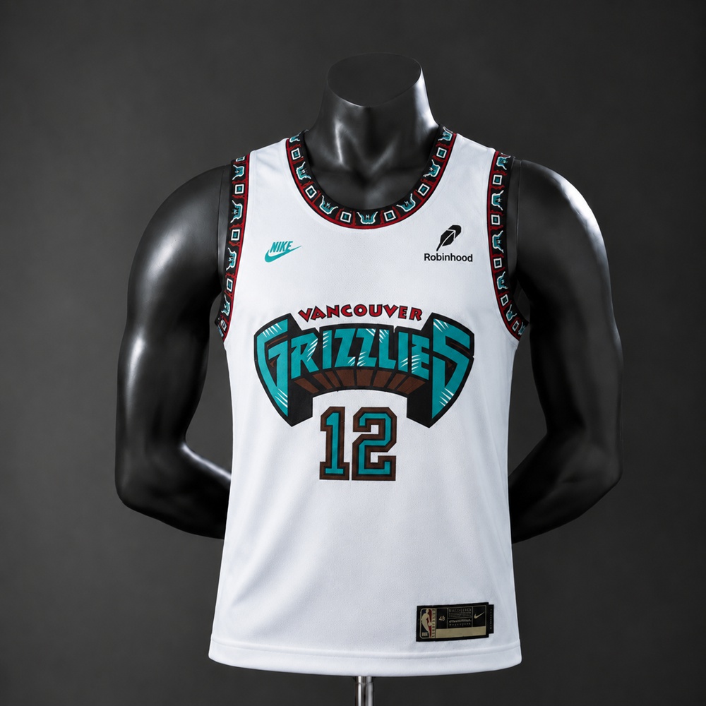 Memphis Grizzlies City Edition Morant #12 NBA Jersey Embroidered Version