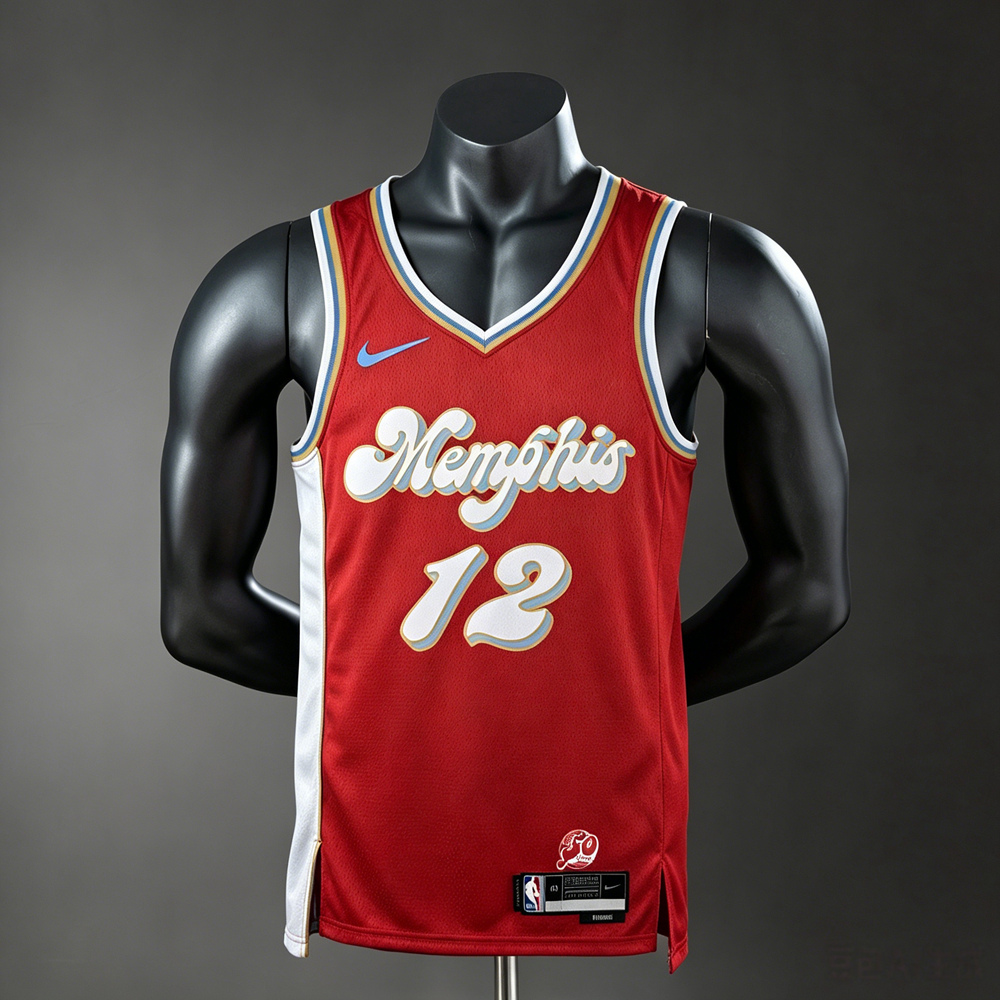 Memphis Grizzlies Classic Edition Ja Morant #12 NBA Jersey Silk Version