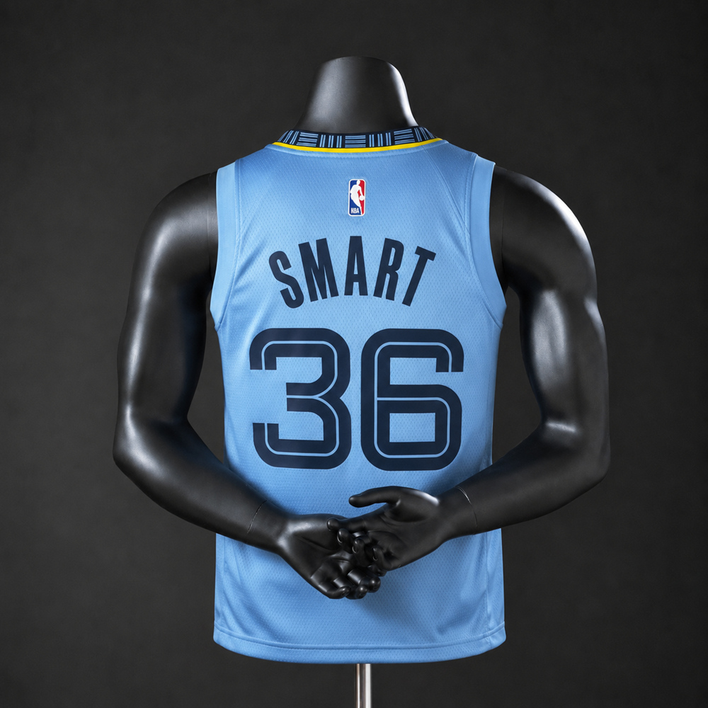 Memphis Grizzlies  City Edition Smart #36 NBA Jersey Silk Version Foto 2