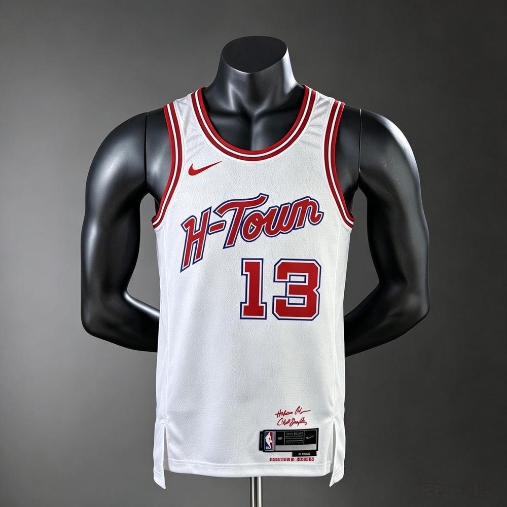 Houston Rockets Classic Edition Harden #13 NBA Jersey Silk Version