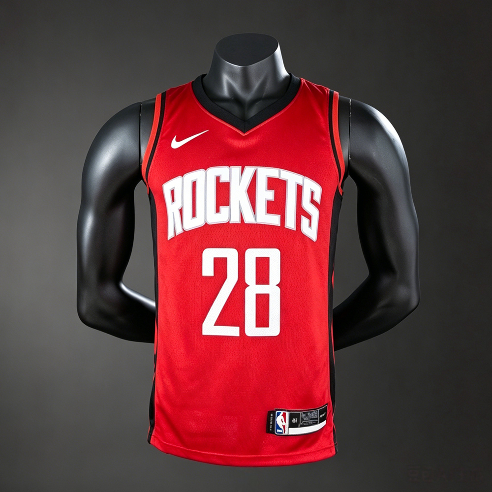 Houston Rockets Icon Edition Sengun #28 NBA Jersey Silk Version