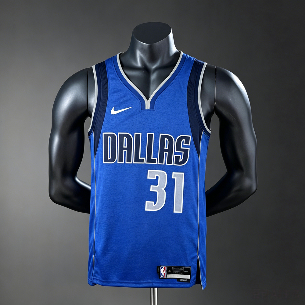 Dallas Mavericks Icon Edition Thompson #31 NBA Jersey Silk Version