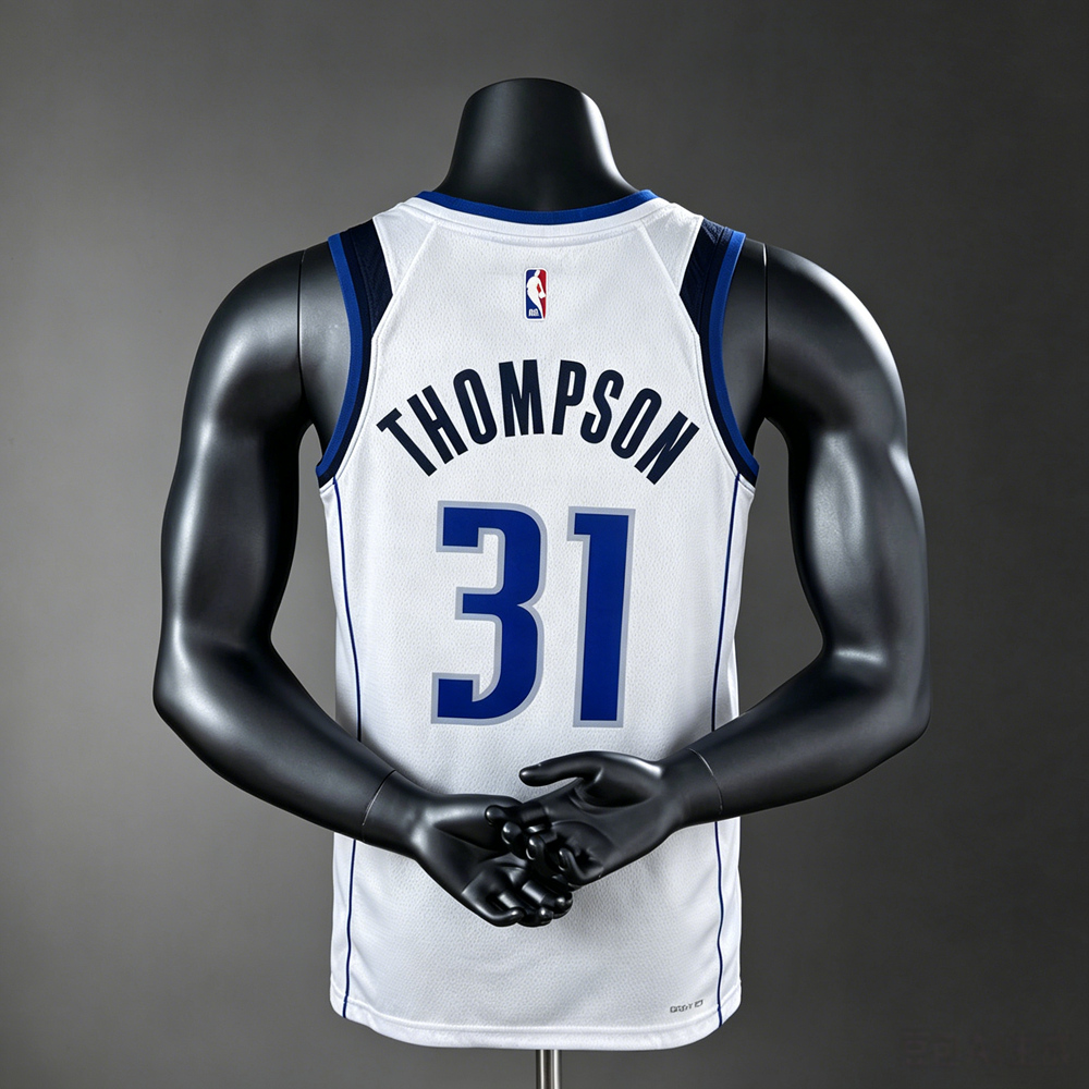 Dallas Mavericks Association Edition Thompson #31 NBA Jersey Silk Version Foto 2