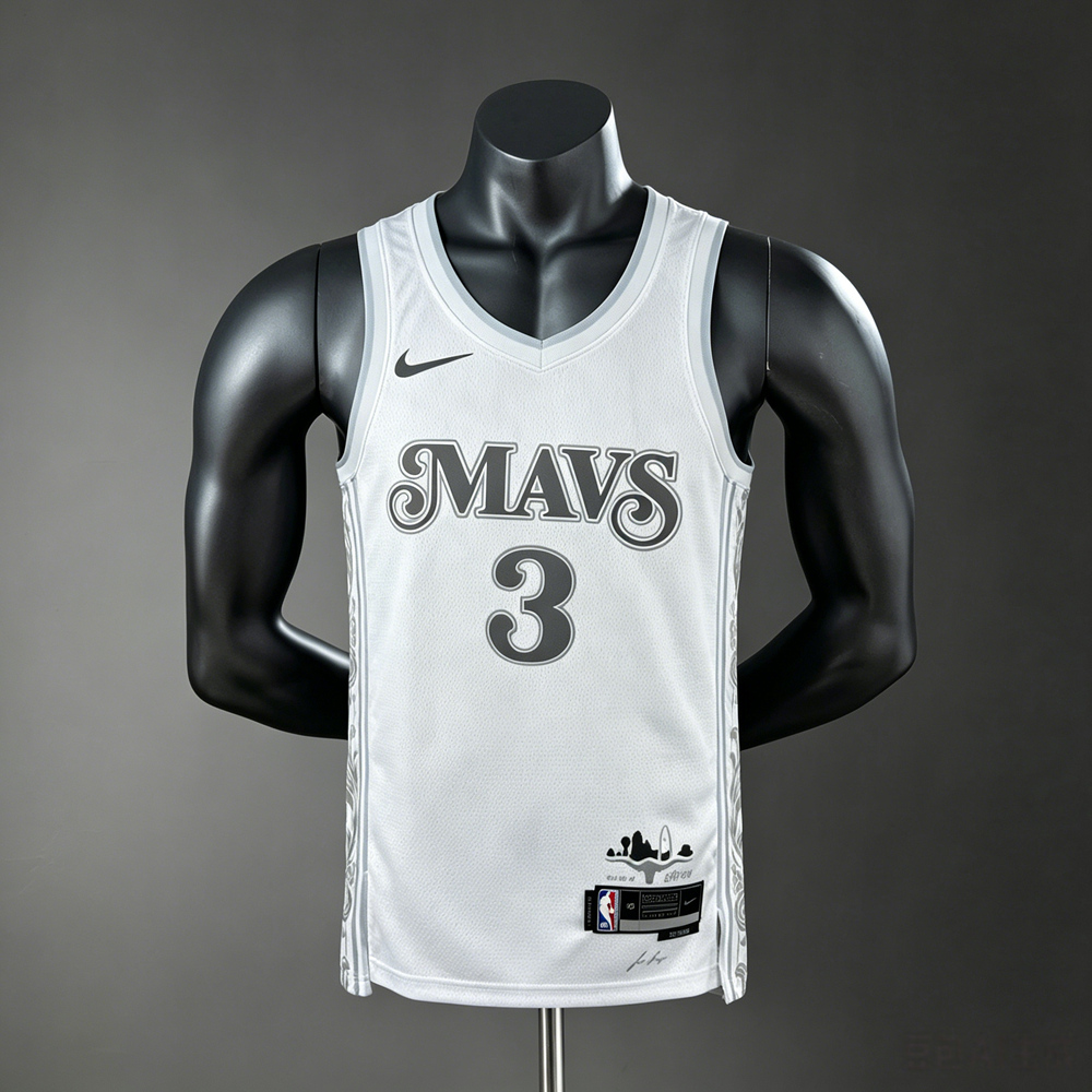 Dallas Mavericks City Edition Davis #3 NBA Jersey Silk Version