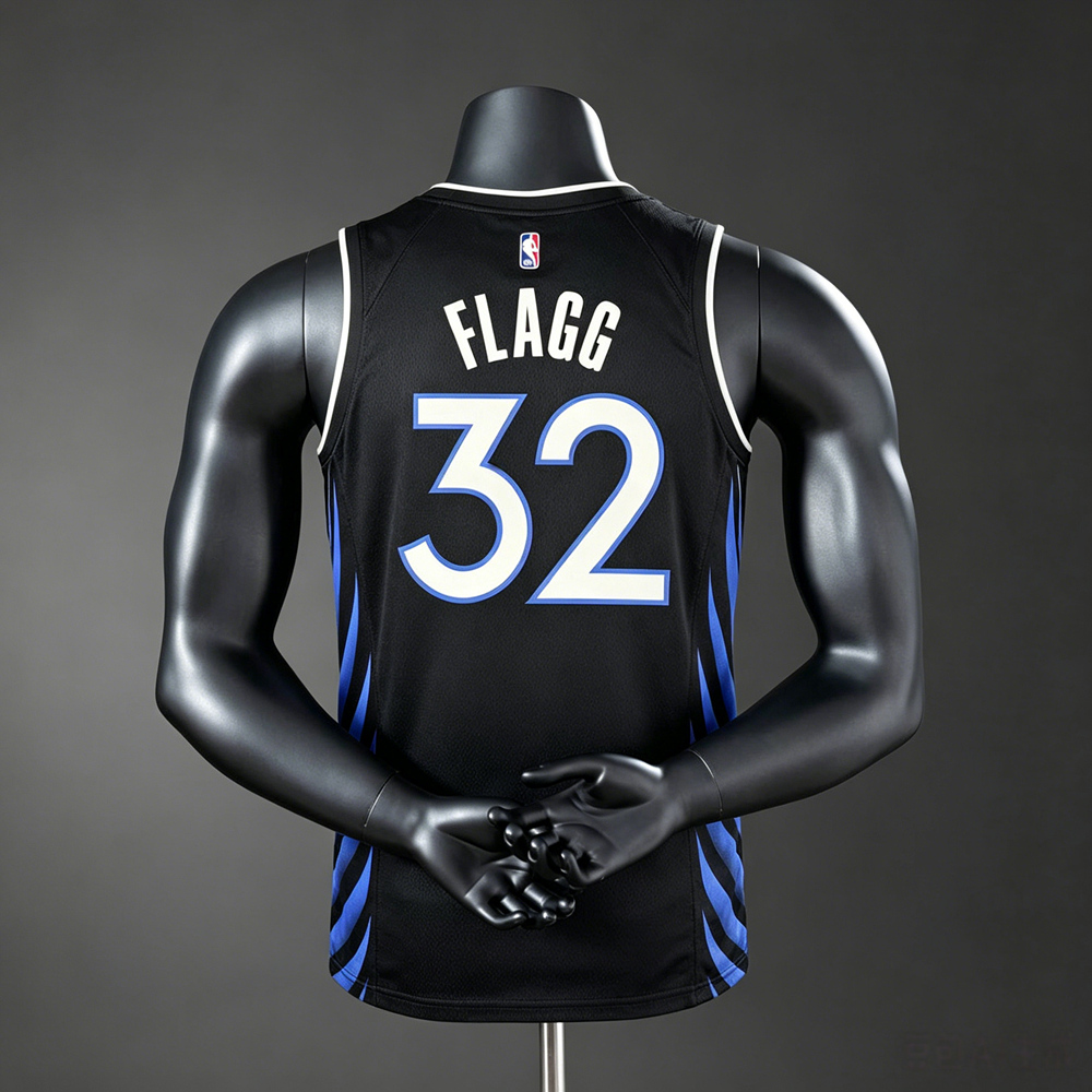 Dallas Mavericks Statement Edition Flagg #32 NBA Jersey Silk Version Foto 2