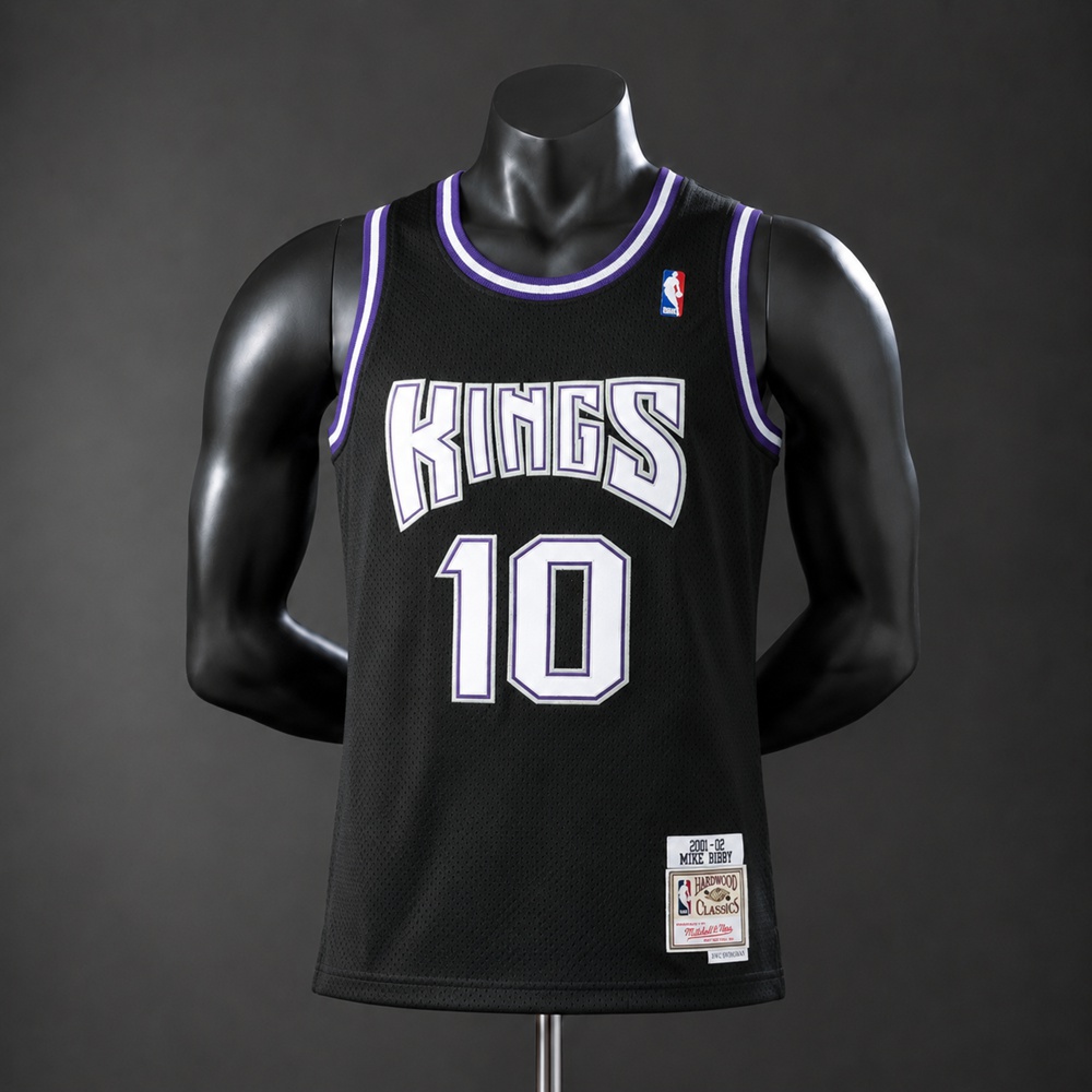 Sacramento Kings Classic Edition Mike Bibby #10 NBA Jersey Embroidered Version