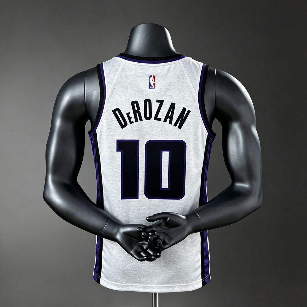 Sacramento Kings Association Edition DeRozan #10 NBA Jersey Silk Version Foto 2