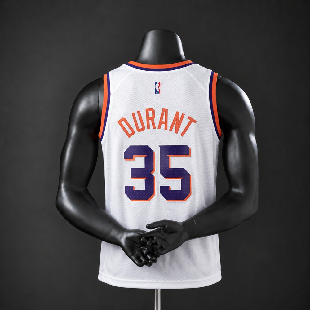 Phoenix Suns City Edition Kevin Durant #35 NBA Jersey Embroidered Version Foto 2