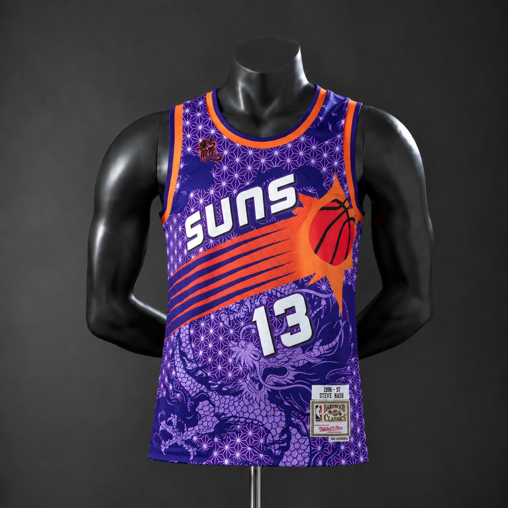 Phoenix Suns Classic Edition Steve Nash #13 NBA Jersey Embroidered Version