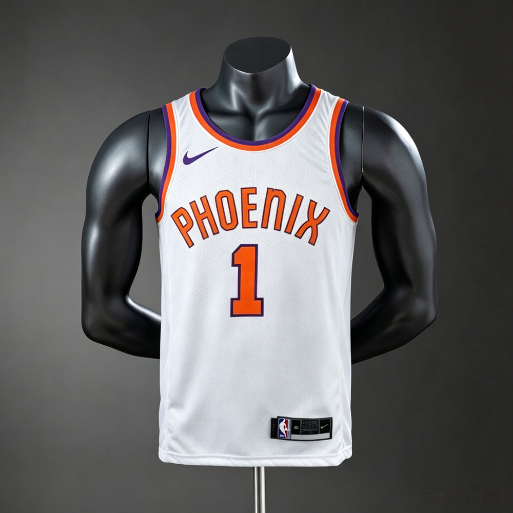 Phoenix Suns Icon Edition Booker #1 NBA Jersey Silk Version