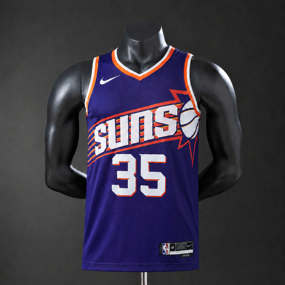 Phoenix Suns Icon Edition Durant #35 NBA Jersey Silk Version