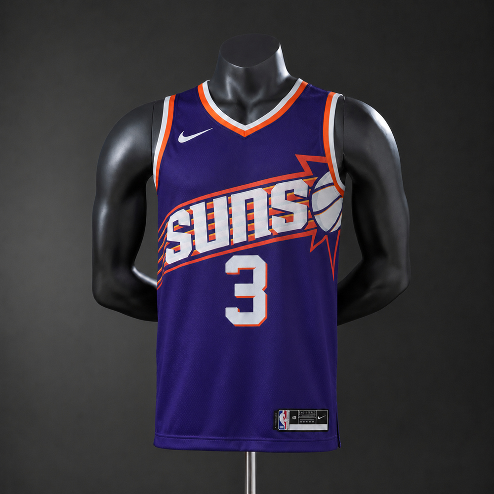 Phoenix Suns Icon Edition Beal #3 NBA Jersey Silk Version
