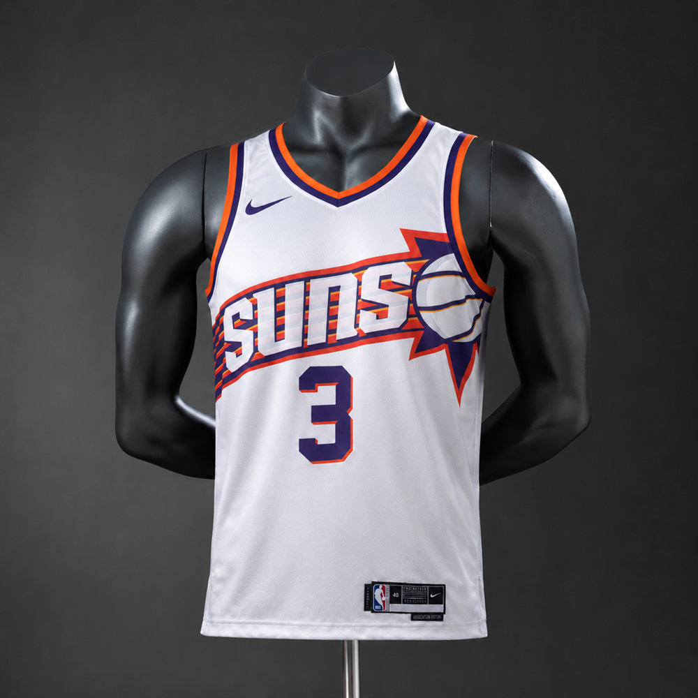 Phoenix Suns Association Edition Beal #3 NBA Jersey Silk Version