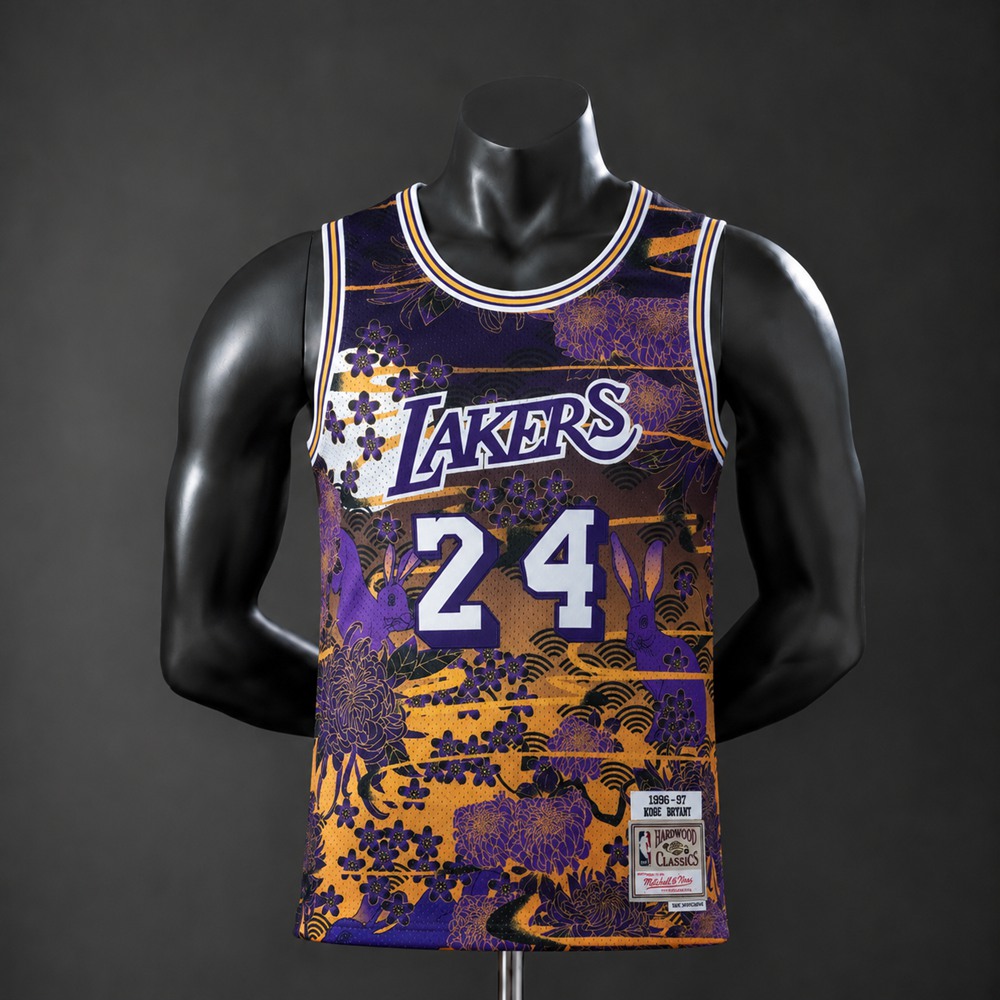 Los Angeles Lakers Classic Edition Kobe Bryant #24 NBA Jersey Embroidered Version