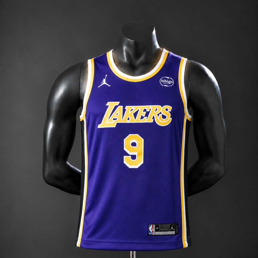 Los Angeles Lakers City Edition James Jr. #9 NBA Jersey Embroidered Version