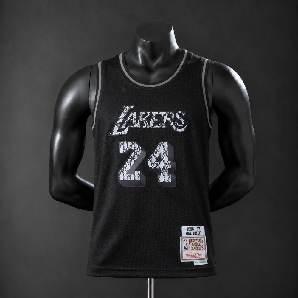 Los Angeles Lakers Hardwood Classics Kobe Bryant #24 NBA Jersey Embroidered Version