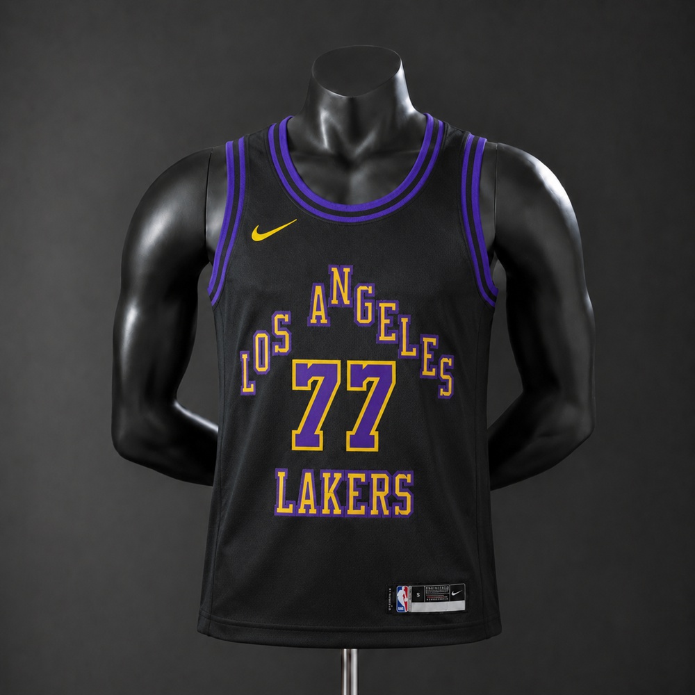 Los Angeles Lakers Classic Edition Doncic #77 NBA Jersey Embroidered Version