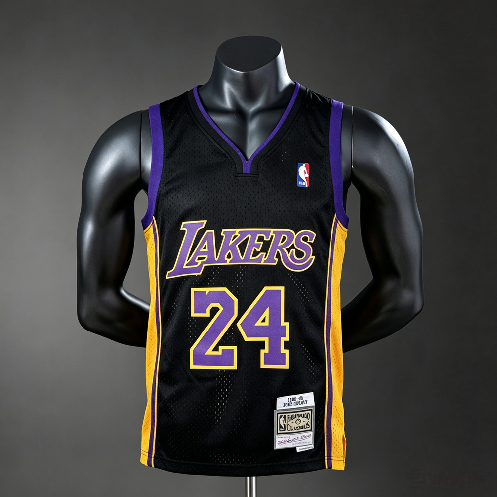 Los Angeles Lakers Hardwood Classics Edition Bryant #24 NBA Jersey Silk Version