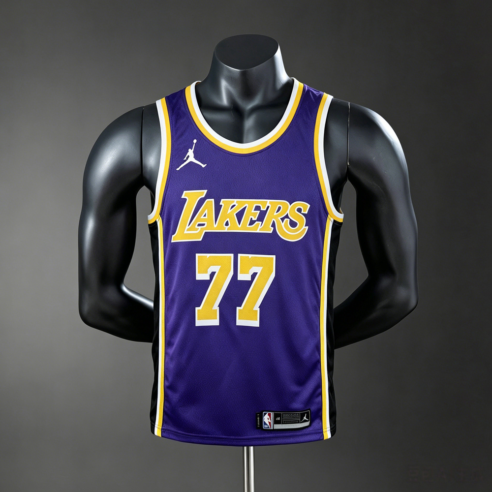 Los Angeles Lakers Statement Edition Doncic #77 NBA Jersey Silk Version