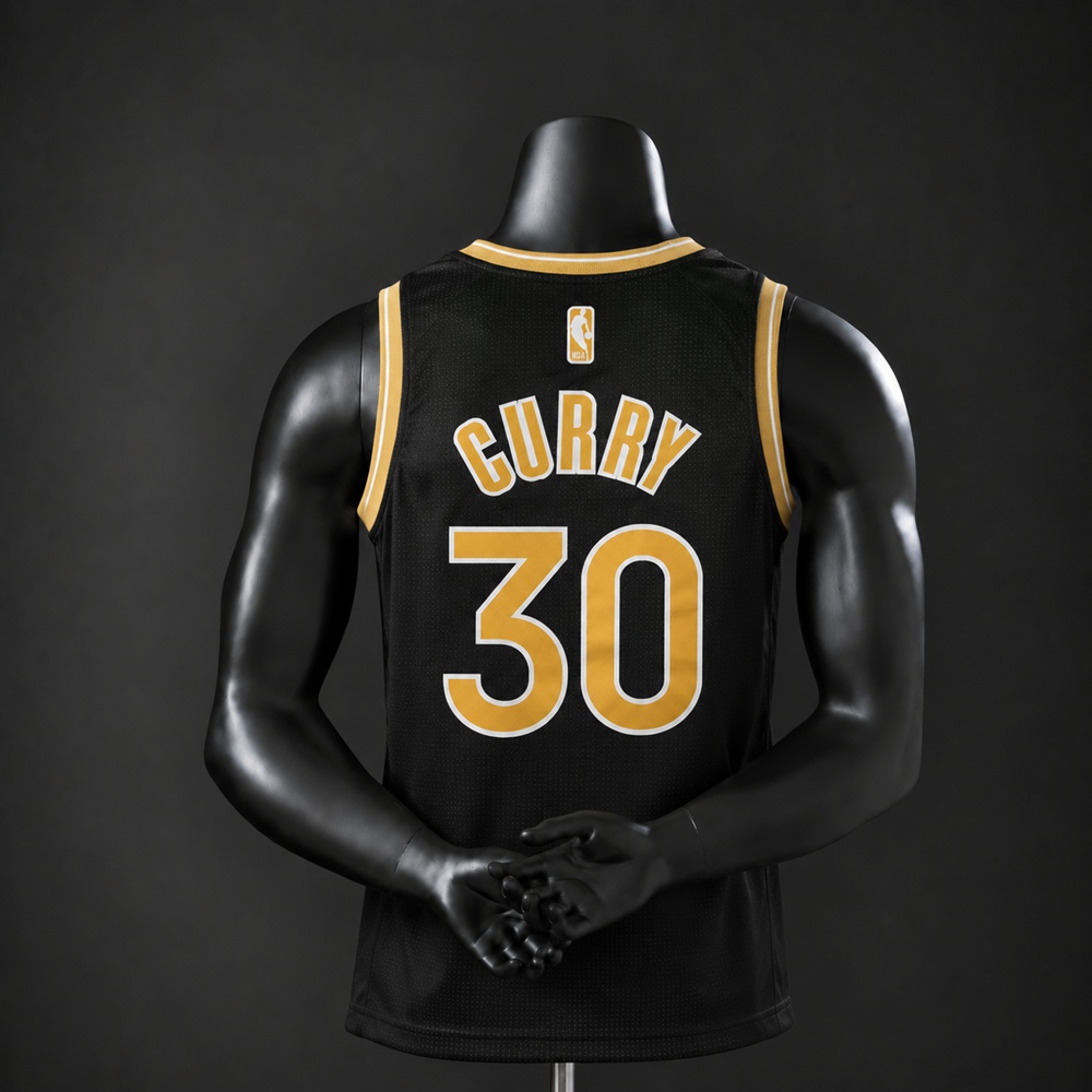 Golden State Warriors Classic Edition Curry #30 NBA Jersey Embroidered Version Foto 2