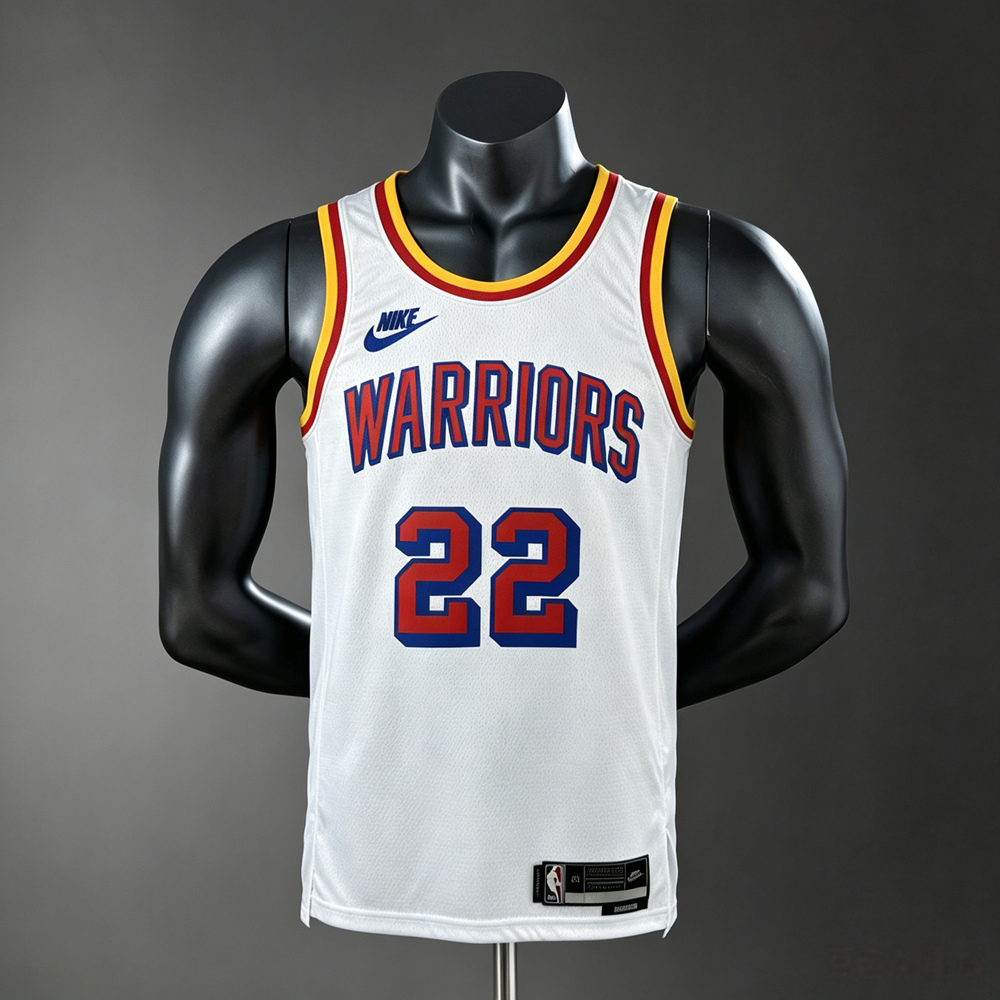 Golden State Warriors  Classic Edition Wiggins #22 NBA Jersey Silk Version