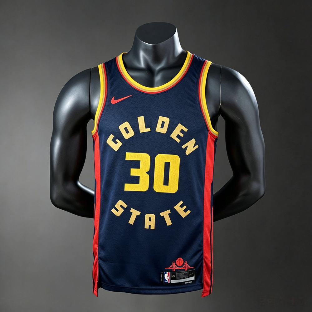 Golden State Warriors Statement Edition Curry #30 NBA Jersey Silk Version
