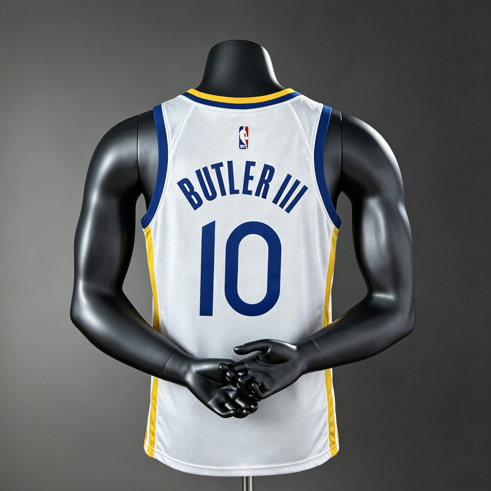 Golden State Warriors Icon Edition Butler III #10 NBA Jersey Silk Version Foto 2