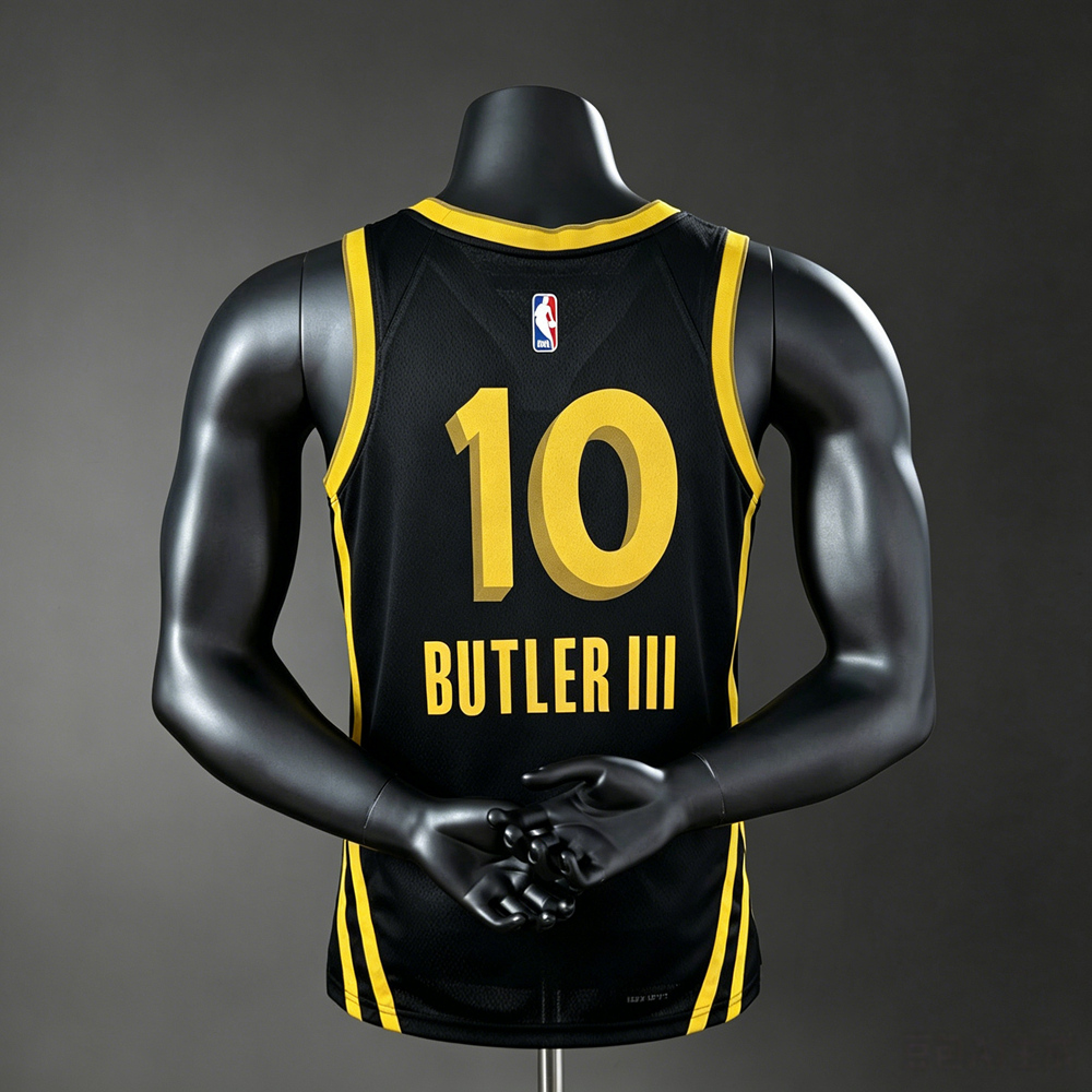 Golden State Warriors City Edition Butler III #10 NBA Jersey Silk Version Foto 2