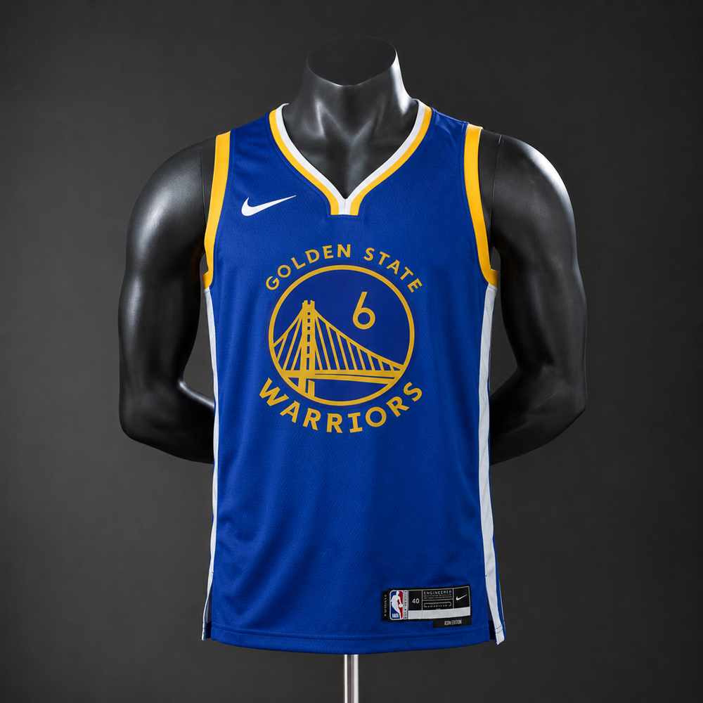 Golden State Warriors Icon Edition Young #6 NBA Jersey Silk Version