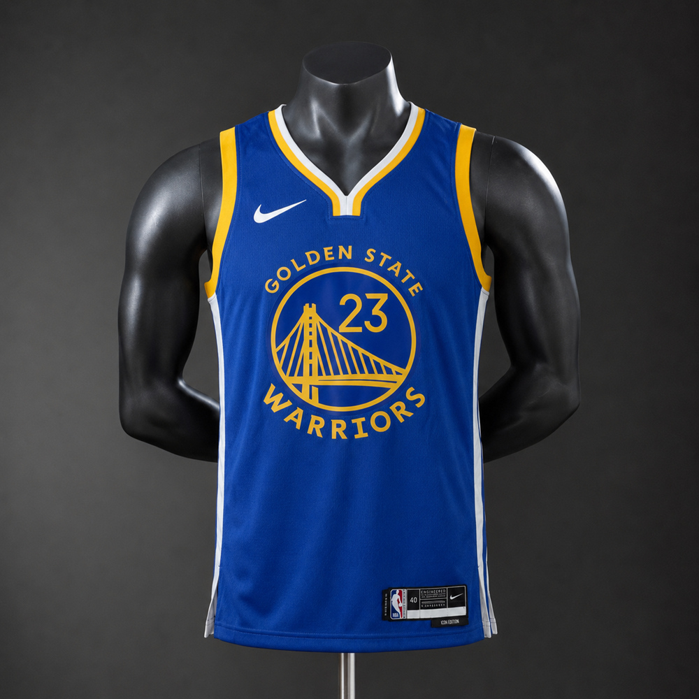 Golden State Warriors  Icon Edition Green #23 NBA Jersey Silk Version