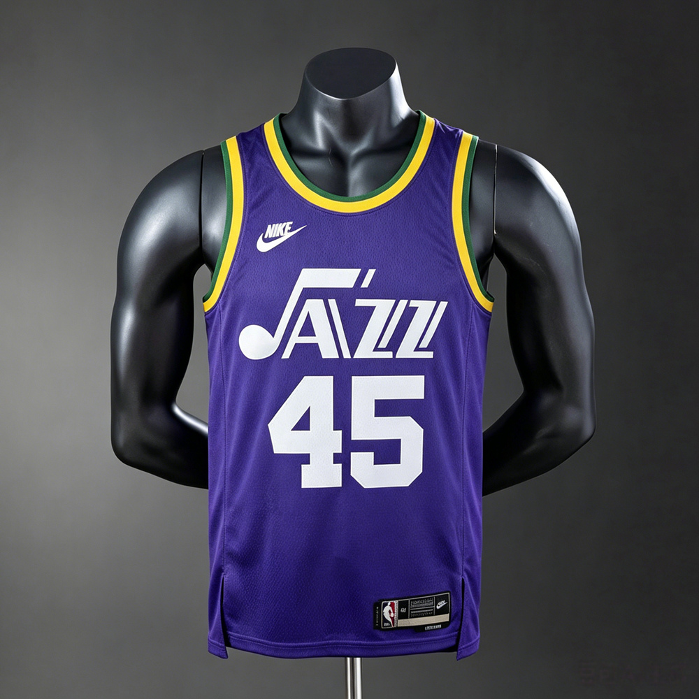 Utah Jazz City Edition Mitchell #45 NBA Jersey Silk Version