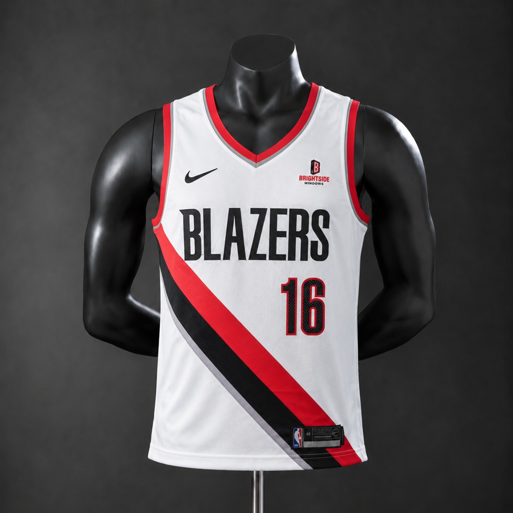 Portland Trail Blazers Association Edition Yang #16 NBA Jersey Embroidered Version