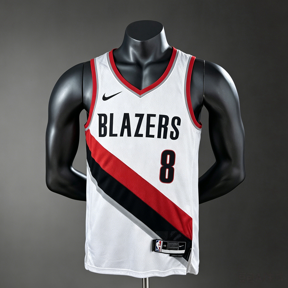 Portland Trail Blazers City Edition Avdija #8 NBA Jersey Silk Version